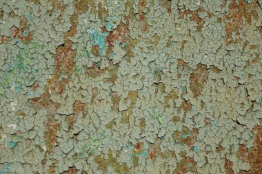 Çizik ve çatlaklarla metal doku