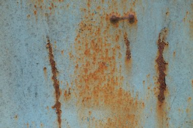 Dökülen boya paslı metal dokusu