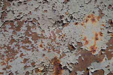 Çizik ve çatlaklarla metal doku