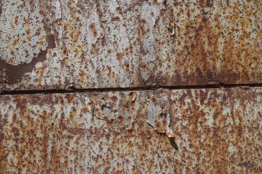 Çizik ve çatlaklarla metal doku