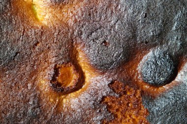 Yanmış hamur yüzeyi, kopyalama alanı