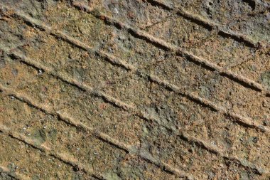 Çizik ve çatlaklarla metal doku