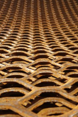 Çizik ve çatlaklarla metal doku