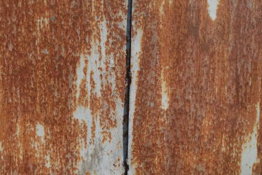 Çizik ve çatlaklarla metal doku