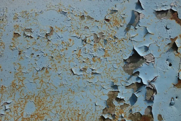 Pintura Pelada Oxidación Metal Textura Áspera — Foto de Stock