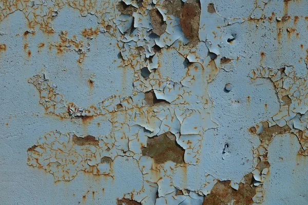 Pintura Pelada Oxidación Metal Textura Áspera — Foto de Stock