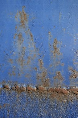 Çizik ve çatlaklarla metal doku