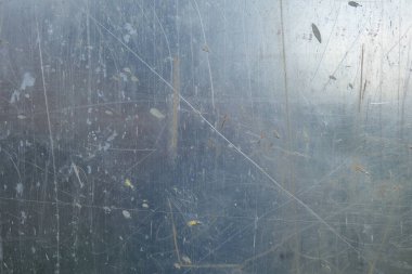 Çizik ve çatlaklarla metal doku