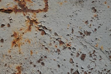 Çizik ve çatlaklarla metal doku