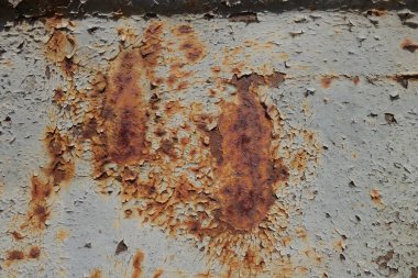 Çizik ve çatlaklarla metal doku