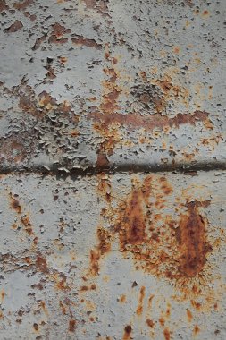 Çizik ve çatlaklarla metal doku