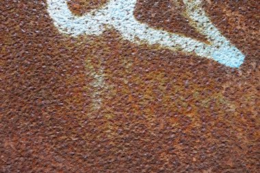 Çizik ve çatlaklarla metal doku