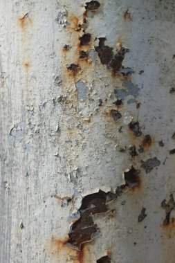 Çizik ve çatlaklarla metal doku