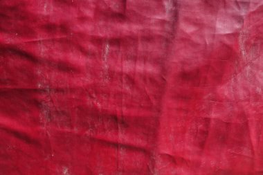 Katlanmış plastik kırmızı soyut doku