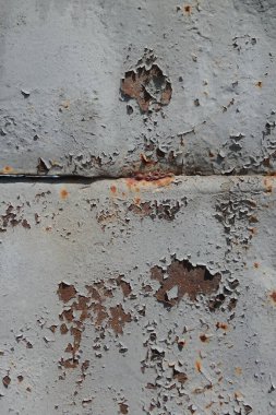 Çizik ve çatlaklarla metal doku