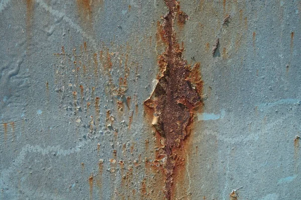 Peeling Paint Rusting Metal Rough Texture — Stock Photo, Image