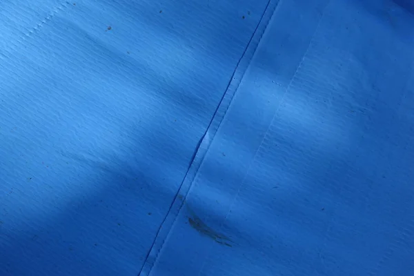 蓝色油漆金属板的质地和背景 — 图库照片