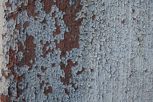 Textura Metal Com Arranhões Rachaduras — Fotografia de Stock