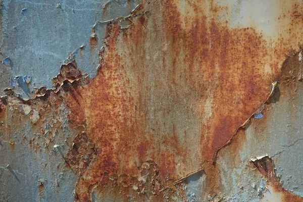 Peeling Farby Zardzewiały Metal Szorstki Tekstury — Zdjęcie stockowe