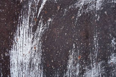 Çizik ve çatlaklarla metal doku