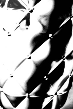 Soyut grunge arkaplanı. Monokrom dokusu. Siyah ve beyaz desenli arkaplan