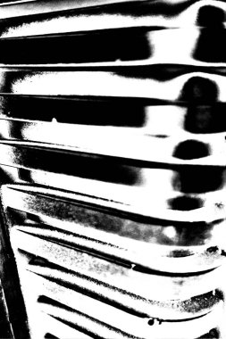 Soyut grunge arkaplanı. Monokrom dokusu. Siyah ve beyaz desenli arkaplan