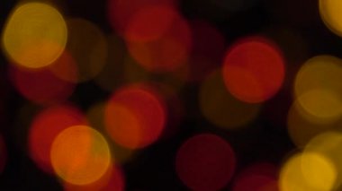 Güzel renkli bokeh ışıklarının soyut çekimleri.