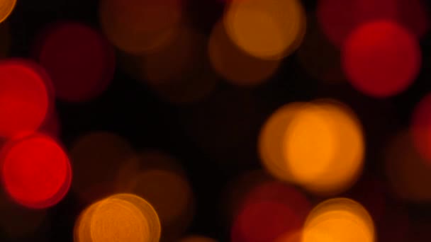 Close Imagini Abstracte Ale Luminilor Frumoase Colorate Bokeh — Videoclip de stoc