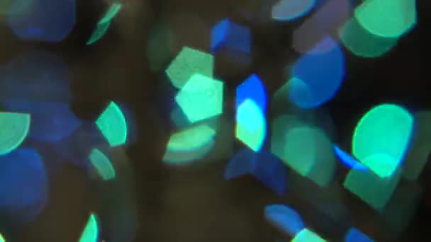 Close Imagini Abstracte Ale Luminilor Frumoase Colorate Bokeh — Videoclip de stoc