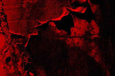 Soyut grunge arkaplanı. Monokrom dokusu. Siyah ve kırmızı desenli arka plan