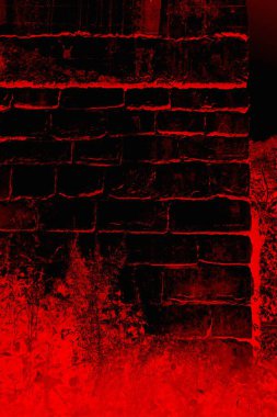 Soyut grunge arkaplanı. Monokrom dokusu. Siyah ve kırmızı desenli arka plan