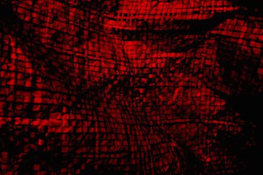 Soyut grunge arkaplanı. Monokrom dokusu. Siyah ve kırmızı desenli arka plan