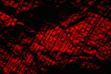 Soyut grunge arkaplanı. Monokrom dokusu. Siyah ve kırmızı desenli arka plan