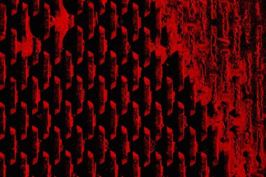 Soyut grunge arkaplanı. Monokrom dokusu. Siyah ve kırmızı desenli arka plan