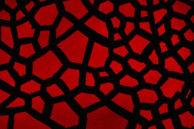 Soyut grunge arkaplanı. Monokrom dokusu. Siyah ve kırmızı desenli arka plan