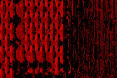 Soyut grunge arkaplanı. Monokrom dokusu. Siyah ve kırmızı desenli arka plan