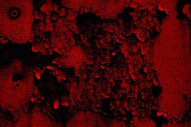 Dökülen boya paslı metal dokusu