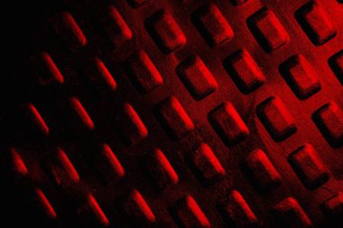 Soyut grunge arkaplanı. Monokrom dokusu. Siyah ve kırmızı desenli arka plan