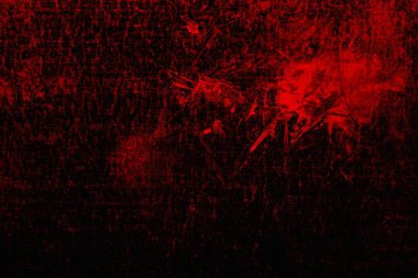 Soyut grunge arkaplanı. Monokrom dokusu. Siyah ve kırmızı desenli arka plan