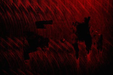 Soyut grunge arkaplanı. Monokrom dokusu. Siyah ve kırmızı desenli arka plan