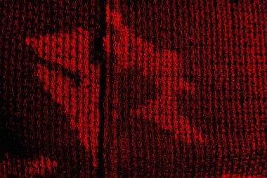 Soyut grunge arkaplanı. Monokrom dokusu. Siyah ve kırmızı desenli arka plan