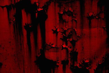 Dökülen boya paslı metal dokusu