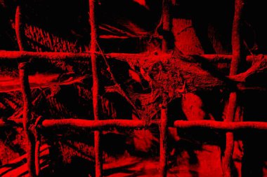 Soyut grunge arkaplanı. Monokrom dokusu. Siyah ve kırmızı desenli arka plan