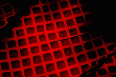 Soyut grunge arkaplanı. Monokrom dokusu. Siyah ve kırmızı desenli arka plan