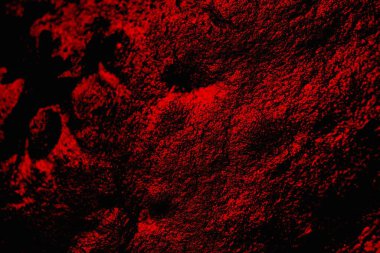 Soyut grunge arkaplanı. Monokrom dokusu. Siyah ve kırmızı desenli arka plan