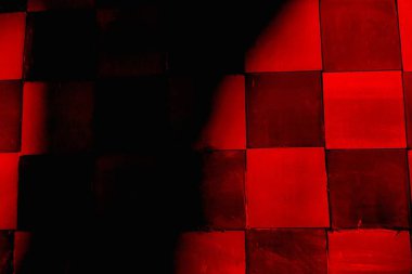 Soyut grunge arkaplanı. Monokrom dokusu. Siyah ve kırmızı desenli arka plan