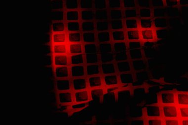 Soyut grunge arkaplanı. Monokrom dokusu. Siyah ve kırmızı desenli arka plan