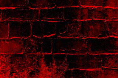 Soyut grunge arkaplanı. Monokrom dokusu. Siyah ve kırmızı desenli arka plan