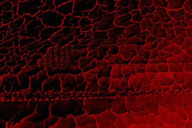 Soyut grunge arkaplanı. Monokrom dokusu. Siyah ve kırmızı desenli arka plan