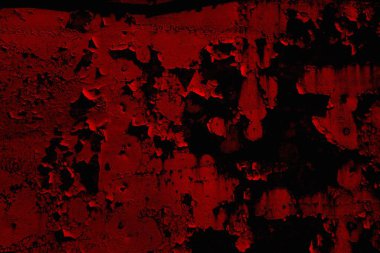 Dökülen boya paslı metal dokusu